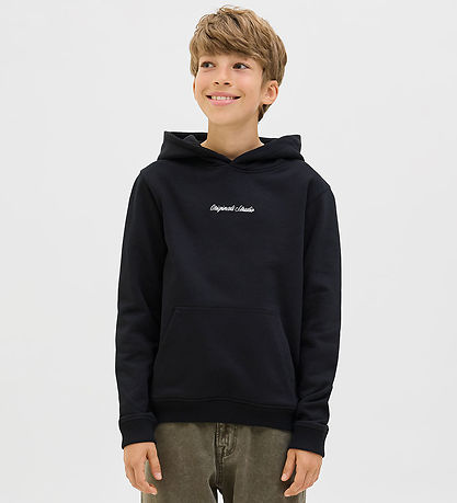 Jack & Jones Hoodie - Noos - JorNorrebro - Black Jack & Jones Hoodie - Noos - JorNorrebro - Black