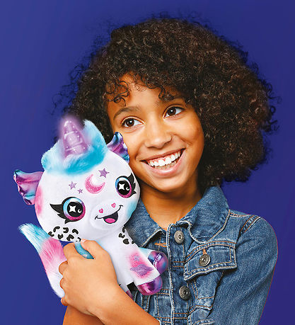 Airbrush Plush Soft Toy w. Candle - 27 cm - Cosmic Unicorn Airbrush Plush Soft Toy w. Candle - 27 cm - Cosmic Unicorn