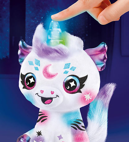 Airbrush Plush Soft Toy w. Candle - 27 cm - Cosmic Unicorn Airbrush Plush Soft Toy w. Candle - 27 cm - Cosmic Unicorn