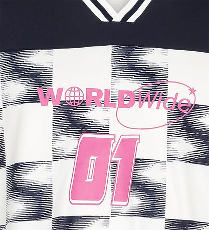 Grunt T-shirt - GrRome - Marinblå/Vit m. Rosa Grunt T-shirt - GrRome - Marinblå/Vit m. Rosa