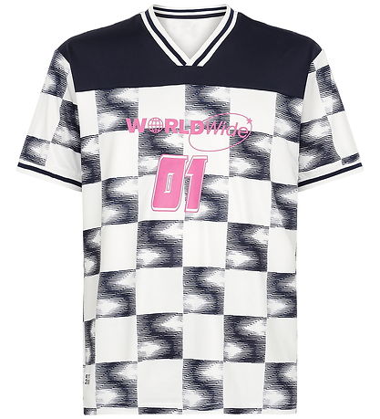 Grunt T-shirt - GrRome - Marinblå/Vit m. Rosa Grunt T-shirt - GrRome - Marinblå/Vit m. Rosa