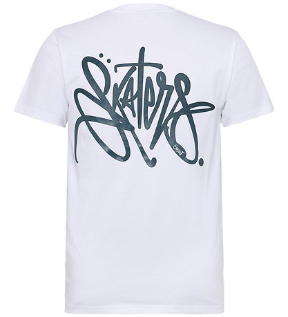 Grunt T-shirt - GrSakra - White w. Green