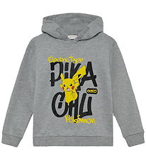 Sweat à Capuche Minymo - Pokémon - Gris Chiné Sweat à Capuche Minymo - Pokémon - Gris Chiné