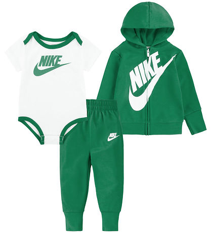 Nike Set - Cardigan/Sweatpants/Bodysuit s/s - Stage Green Nike Set - Cardigan/Sweatpants/Bodysuit s/s - Stage Green