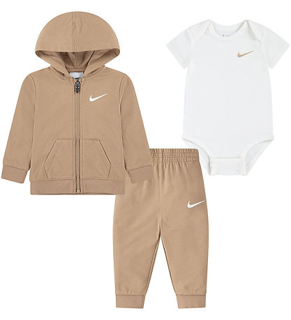 Nike Set - Cardigan/Sweatpants/Bodysuit s/s - Hemp Nike Set - Cardigan/Sweatpants/Bodysuit s/s - Hemp