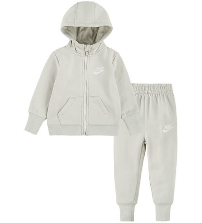 Nike Sweat Set - Cardigan/Sweatpants - Light Bone Nike Sweat Set - Cardigan/Sweatpants - Light Bone