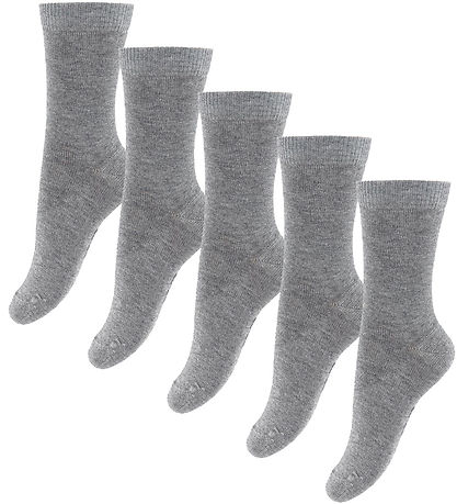 Chaussettes Fuzzies - 5 Pack - Gris Chiné