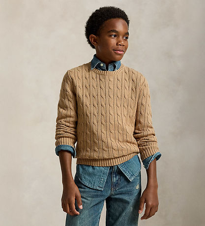 Polo Ralph Lauren Genser - Strikk - Camel Polo Ralph Lauren Genser - Strikk - Camel