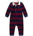 Polo Ralph Lauren Jumpsuit - Velvet - Classic+ Wine/Navy Polo Ralph Lauren Jumpsuit - Velvet - Classic+ Wine/Navy