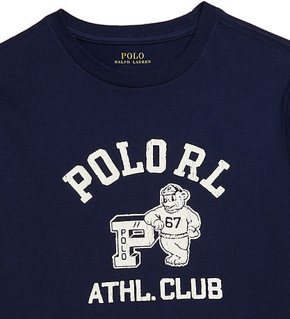 Polo Ralph Lauren T-shirt - Refined Navy w. White Polo Ralph Lauren T-shirt - Refined Navy w. White