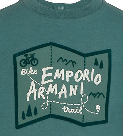 Emporio Armani Blouse - Silver Pain w. Print