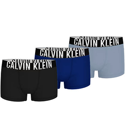 Calvin Klein Boxers - 3-Pack - Fadeddenim/Boldblue/Black Calvin Klein Boxers - 3-Pack - Fadeddenim/Boldblue/Black