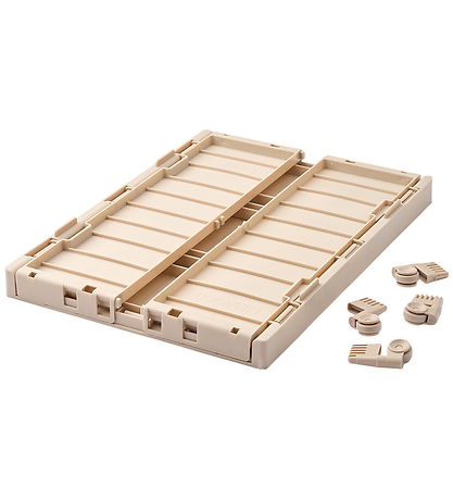 Liewood Vouwbare box m. Wielen - Medium+ - Weston - Sandy Liewood Vouwbare box m. Wielen - Medium+ - Weston - Sandy
