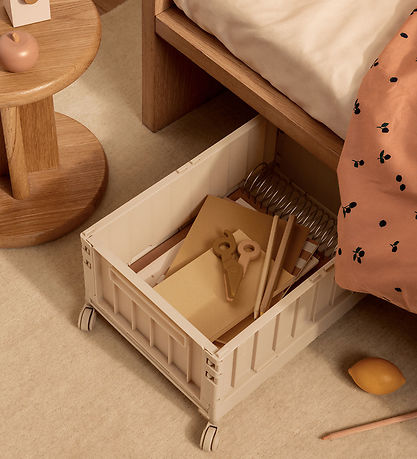 Liewood Vouwbare box m. Wielen - Medium+ - Weston - Sandy Liewood Vouwbare box m. Wielen - Medium+ - Weston - Sandy