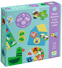 Djeco Game - 5-I-1 - At The Farm Djeco Game - 5-I-1 - At The Farm