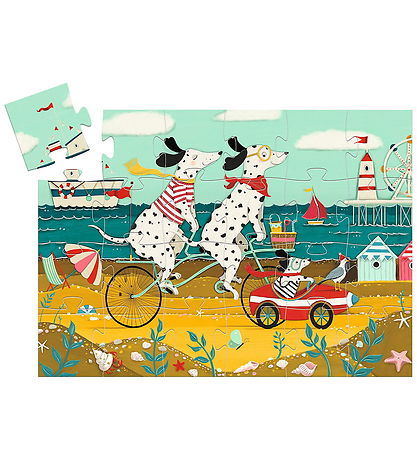 Puzzle Djeco - 24 Briques - Ollie, Le Dalmatien Puzzle Djeco - 24 Briques - Ollie, Le Dalmatien