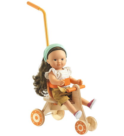 Djeco Tricycle for Doll - Pomea - Wood Djeco Tricycle for Doll - Pomea - Wood