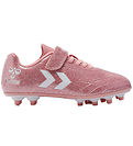 Chaussures de foot Hummel - Top Star FG Jr - Mariée Rose Chaussures de foot Hummel - Top Star FG Jr - Mariée Rose