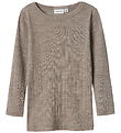 Name It Blouse - Wool - Rib - Noos - NmmWang - Satellite
