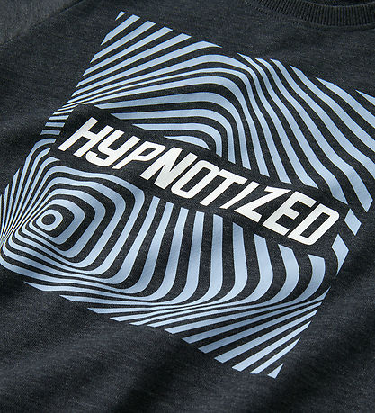 Name It Sweatshirt - NkmVion - Svart/Hypnotiserad