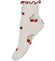 Lil' Atelier Socks - Nmfdarlene - Turtledove/Cherry