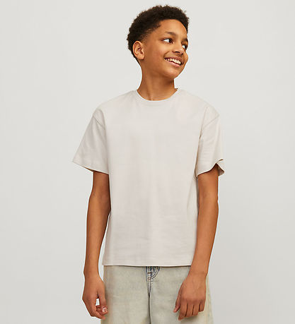 Jack & Jones T-shirt - Noos - JjeUrban - Moonbeam/Loose Jack & Jones T-shirt - Noos - JjeUrban - Moonbeam/Loose