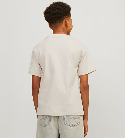 Jack & Jones T-shirt - Noos - JjeUrban - Moonbeam/Loose Jack & Jones T-shirt - Noos - JjeUrban - Moonbeam/Loose