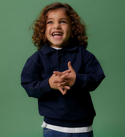 Sweat-shirt Name It - Polo - NmmLéopold - Marine Blazer Sweat-shirt Name It - Polo - NmmLéopold - Marine Blazer