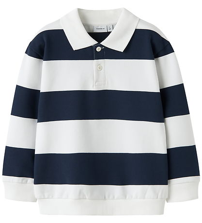 Sweat-shirt Name It - Polo - NmmLéopold - Bright White av. A Ray Sweat-shirt Name It - Polo - NmmLéopold - Bright White av. A Ray