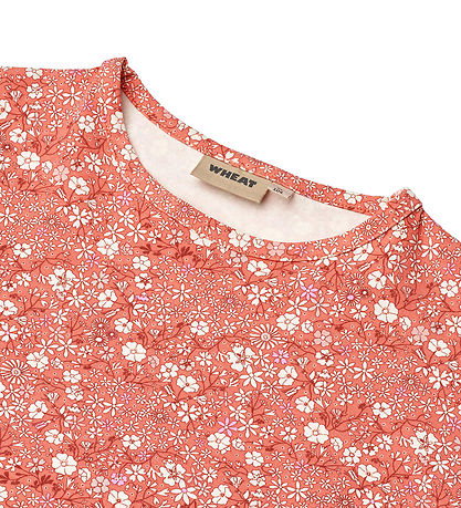 Wheat T-shirt - Bette - Coral Flowers Wheat T-shirt - Bette - Coral Flowers