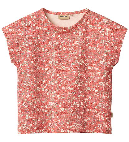 Wheat T-shirt - Bette - Coral Flowers Wheat T-shirt - Bette - Coral Flowers