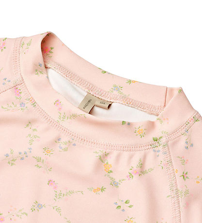 Wheat Swim Top - UV40+ - Jackie - Powder Checked Flowers Wheat Swim Top - UV40+ - Jackie - Powder Checked Flowers