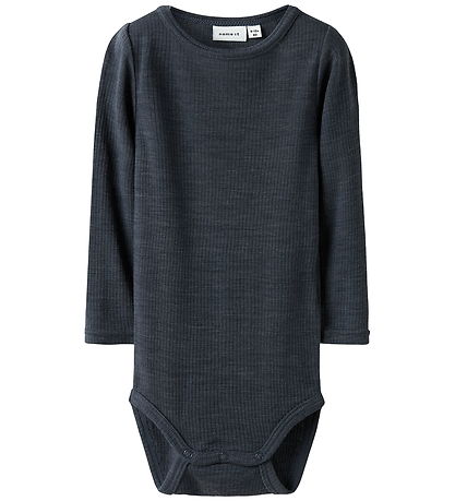 Name It Body l/ä - Ull - Rib - Noos - NbnWax - Ombre Blue Name It Body l/ä - Ull - Rib - Noos - NbnWax - Ombre Blue
