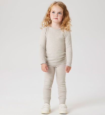 Name It Blouse - Wol - Rib - Noos - NmnWax - Parelmoer Cloud