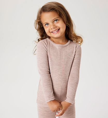 Name It Blouse - Wol - Rib - Noos - NmnWax - Shadow Grijs