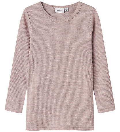 Name It Blouse - Wol - Rib - Noos - NmnWax - Shadow Grijs
