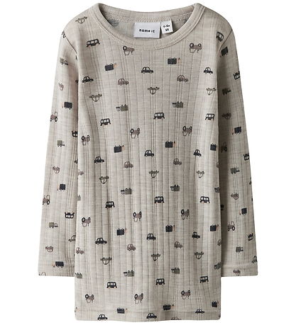 Blouse Name It - Laine - Rib - Noos - NmmWang - Nacré Cloud/Étro Blouse Name It - Laine - Rib - Noos - NmmWang - Nacré Cloud/Étro