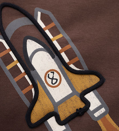 Minymo Sweatshirt - Bracken w. Rumraket