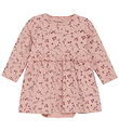 Minymo Bodysuit w. Skirt - AOP - Misty Rose Minymo Bodysuit w. Skirt - AOP - Misty Rose