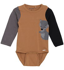 Minymo Bodysuit l/s - Brown Sugar Minymo Bodysuit l/s - Brown Sugar