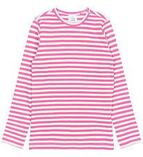 The New Blouse - Rib - TnMoore - Ibis Rose Striped The New Blouse - Rib - TnMoore - Ibis Rose Striped
