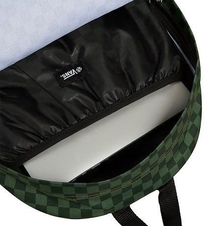 Vans Backpack - Old Skool Grom Check - Pine Forest Vans Backpack - Old Skool Grom Check - Pine Forest