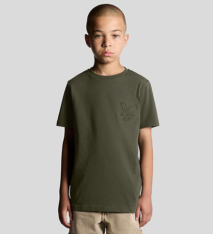 T-Shirt Lyle & Scott - En relief Eagle - Deep Profondeurs T-Shirt Lyle & Scott - En relief Eagle - Deep Profondeurs