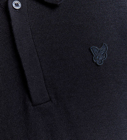 Lyle & Scott Poloshirt - Strick - Dark Navy Lyle & Scott Poloshirt - Strick - Dark Navy
