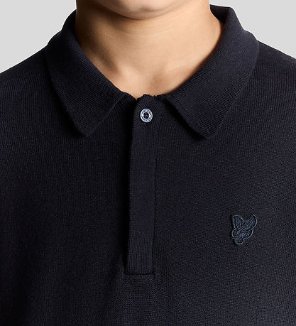 Lyle & Scott Poloshirt - Strick - Dark Navy Lyle & Scott Poloshirt - Strick - Dark Navy