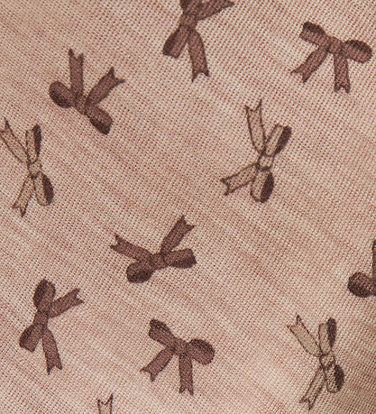 Name It Blouse - Wool - NmfWang - Shadow Gray/Bows