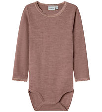 Name It Bodysuit l/s - Wool - NmfWang - Antler Name It Bodysuit l/s - Wool - NmfWang - Antler