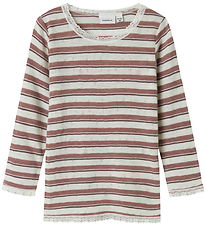 Blouse Name It - Laine - Noos - NmfWang - Bois/Blanc comme neige Blouse Name It - Laine - Noos - NmfWang - Bois/Blanc comme neige