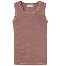Name It Undershirt - Wool - Pointelle - NmfWang - Antler Name It Undershirt - Wool - Pointelle - NmfWang - Antler