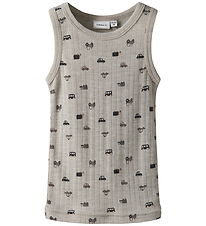 Name It Undershirt - Wool - Rib - Nacreous Cloud/Small Cars Name It Undershirt - Wool - Rib - Nacreous Cloud/Small Cars